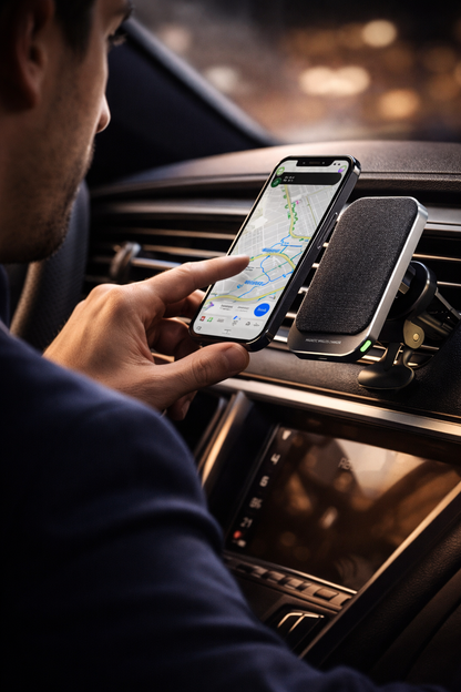 MagDrive™ MagSafe Wireless Car Charger – 15W Fast Magnetic Vent Mount