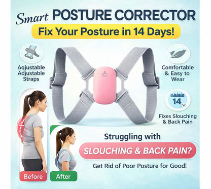 Smart Posture Corrector – Adjustable Back Support for Men & Women