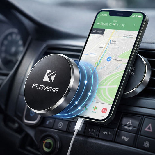 Magnetic Car Phone Holder – Strong Grip Mount for Safe Driving