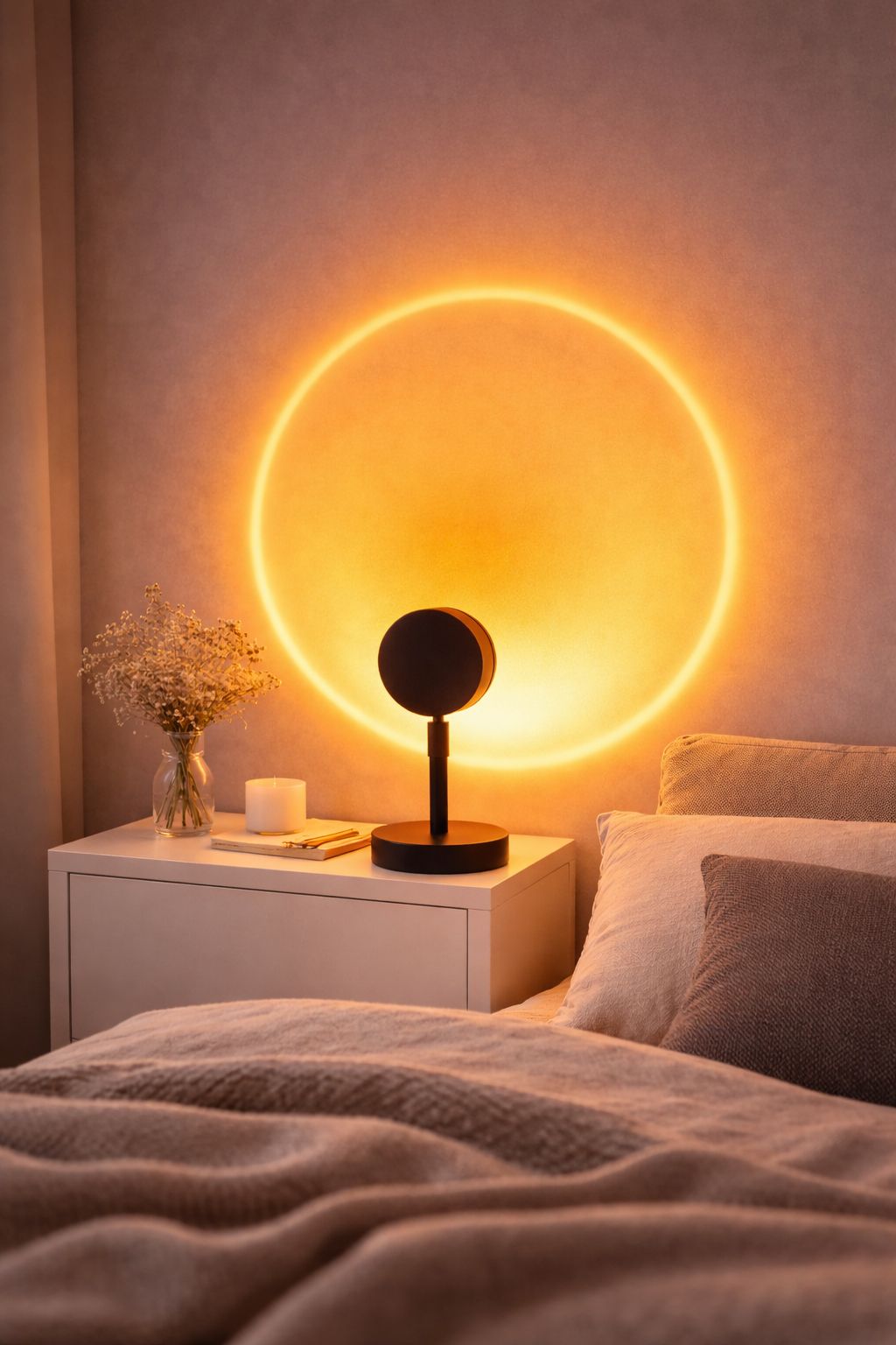 RGB Sunset Projection Lamp for Ambient Lighting