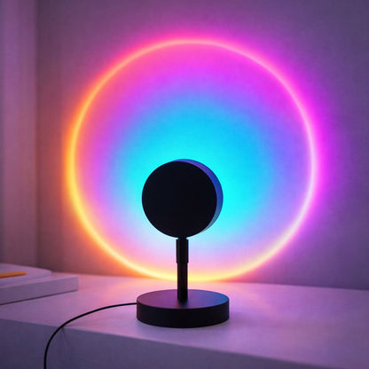 RGB Sunset Projection Lamp for Ambient Lighting